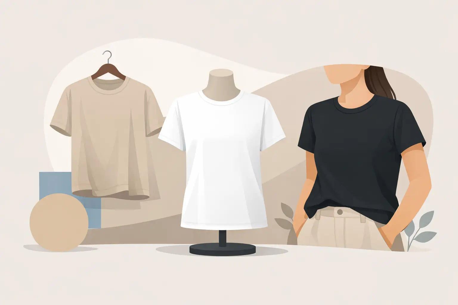Minimalist Statement Tees Without Logos