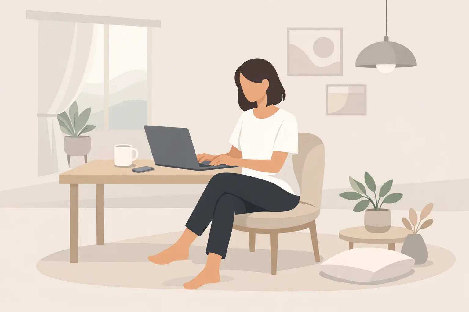 Minimalist Outfit for Remote Work That Feels Calm