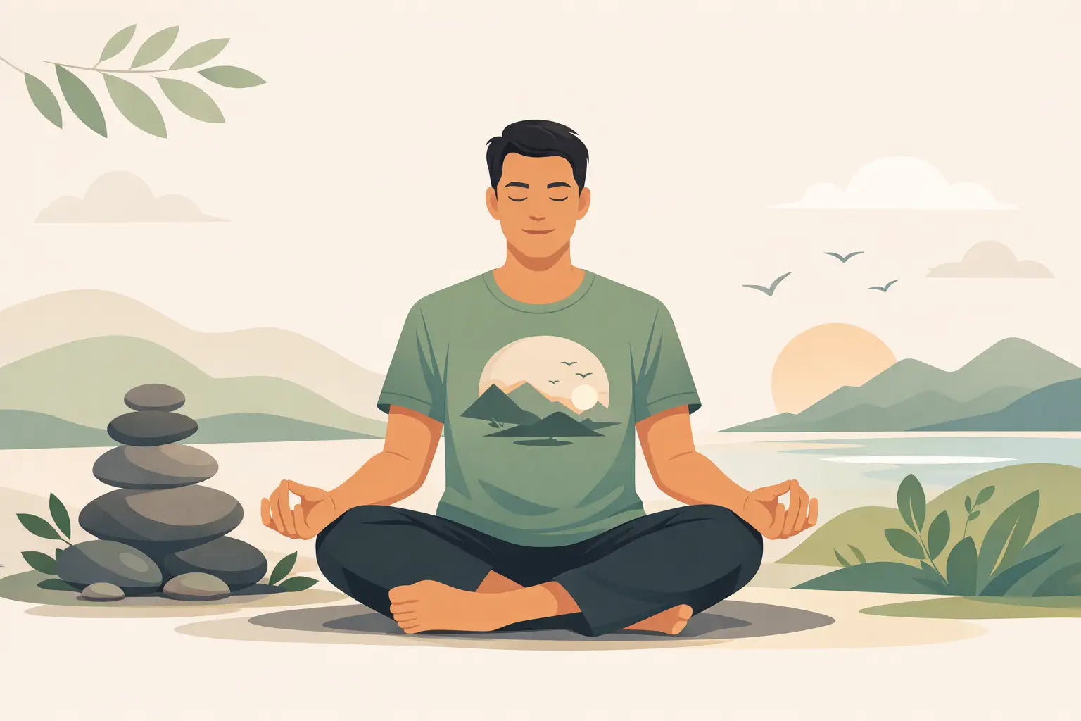 Mindfulness T Shirts for Men That Feel Grounding