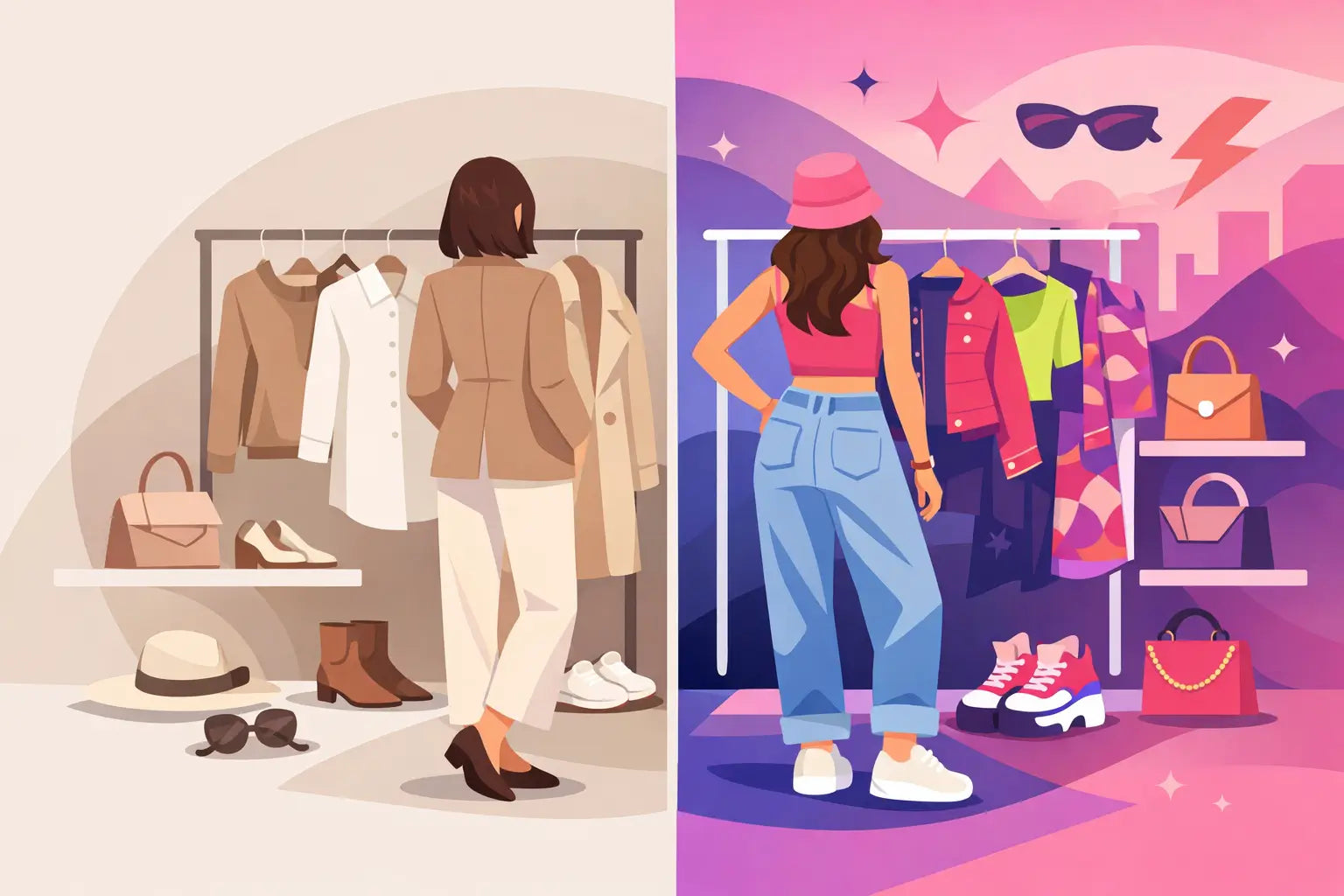 Neutral Wardrobe vs Trend Fashion