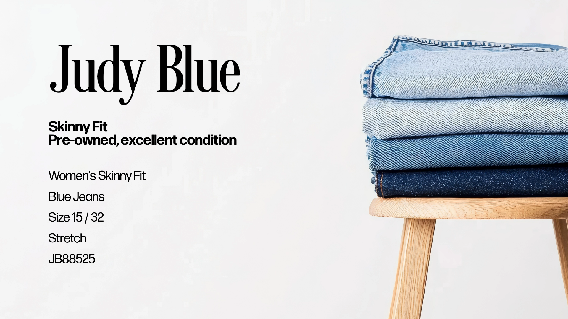 Judy Blue Los Angeles Skinny Fit Blue Jeans Women’s