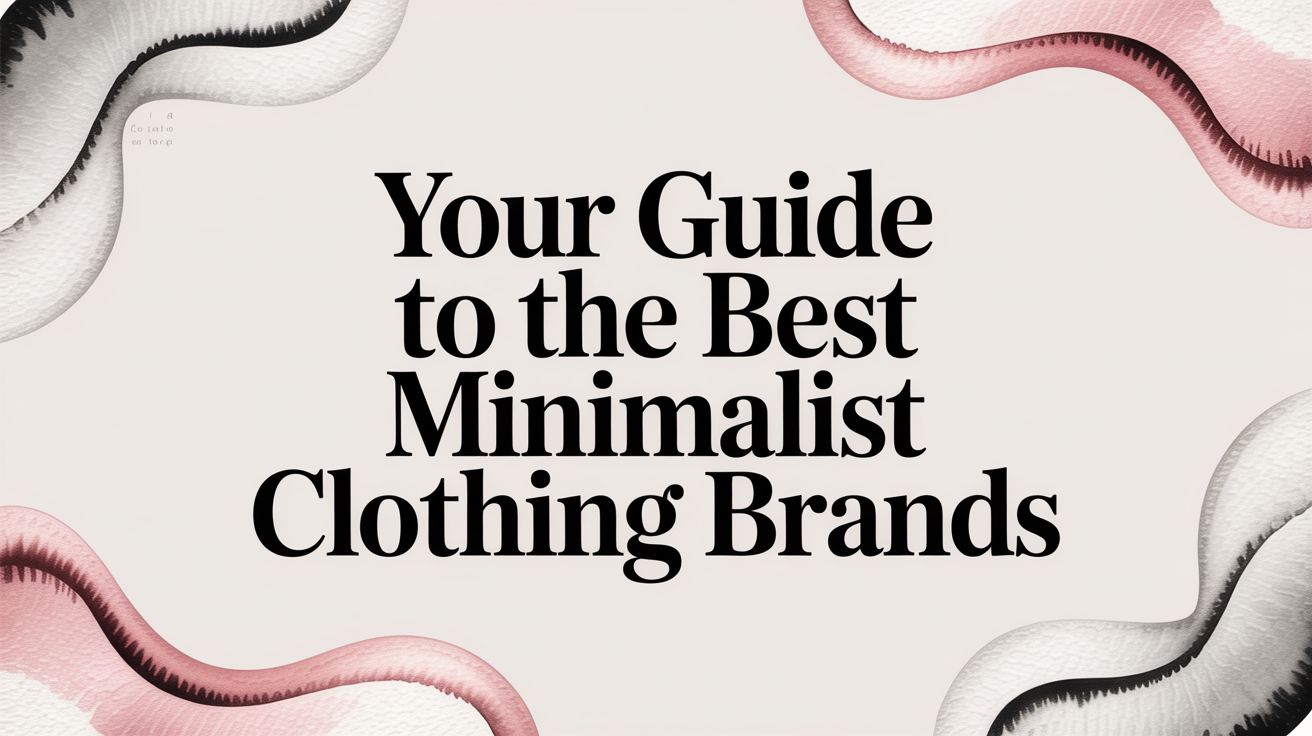 Your Guide to the Best Minimalist Clothing Brands