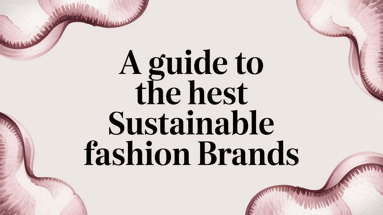 A Guide to the Best Sustainable Fashion Brands