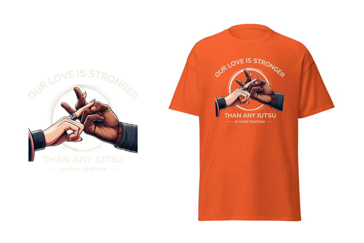 Leveling Up Love: Anime‑Inspired Anniversary Tee