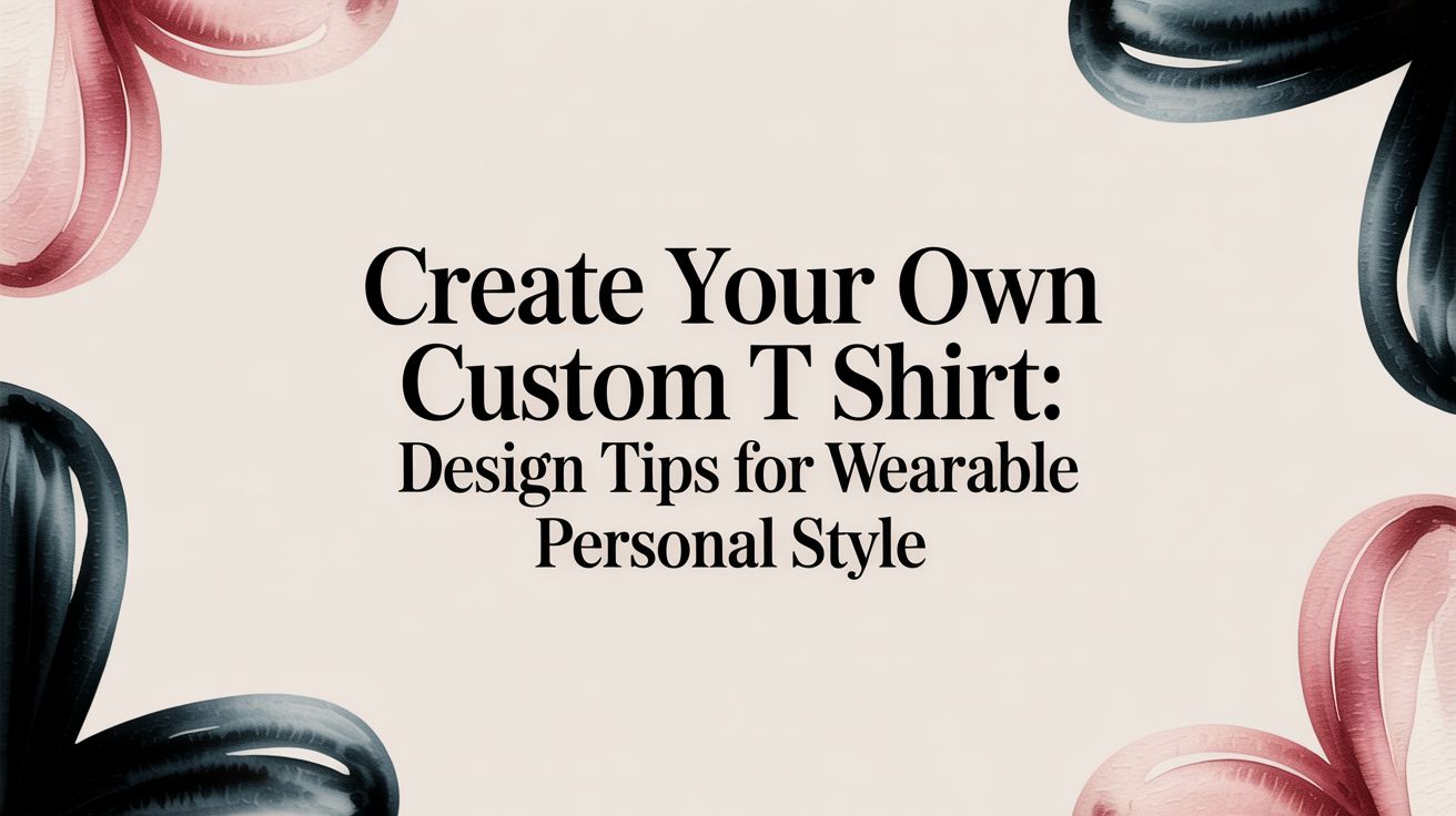 Create Your Own Custom T-Shirt: A Guide to Wearable Intention