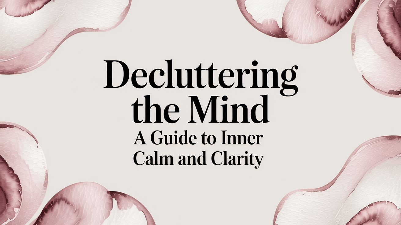 Decluttering the Mind: A Guide to Inner Calm and Clarity