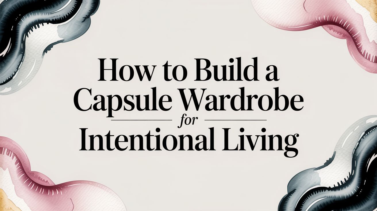 How to Build a Capsule Wardrobe for Intentional Living