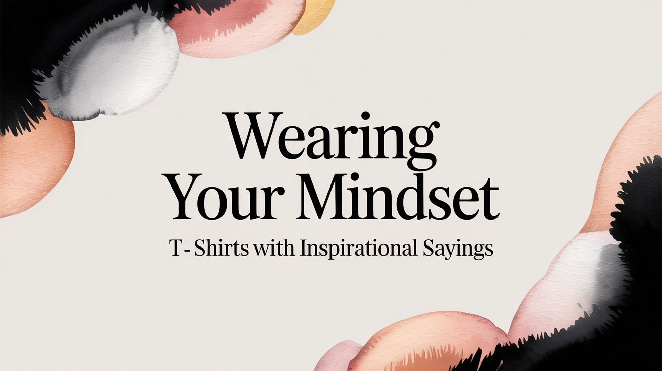 Wear Your Mindset: A Guide to T-shirts with Inspirational Sayings