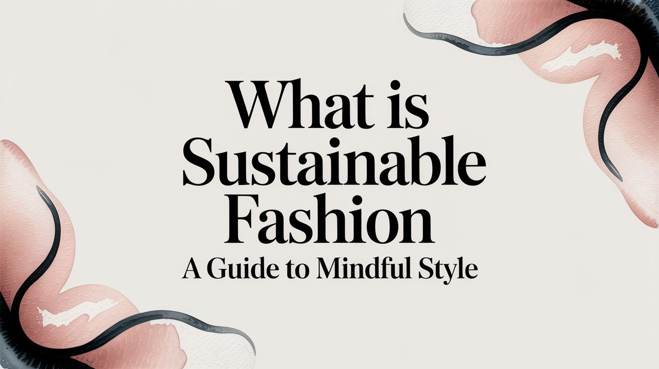 What Is Sustainable Fashion? A Guide to Mindful Style