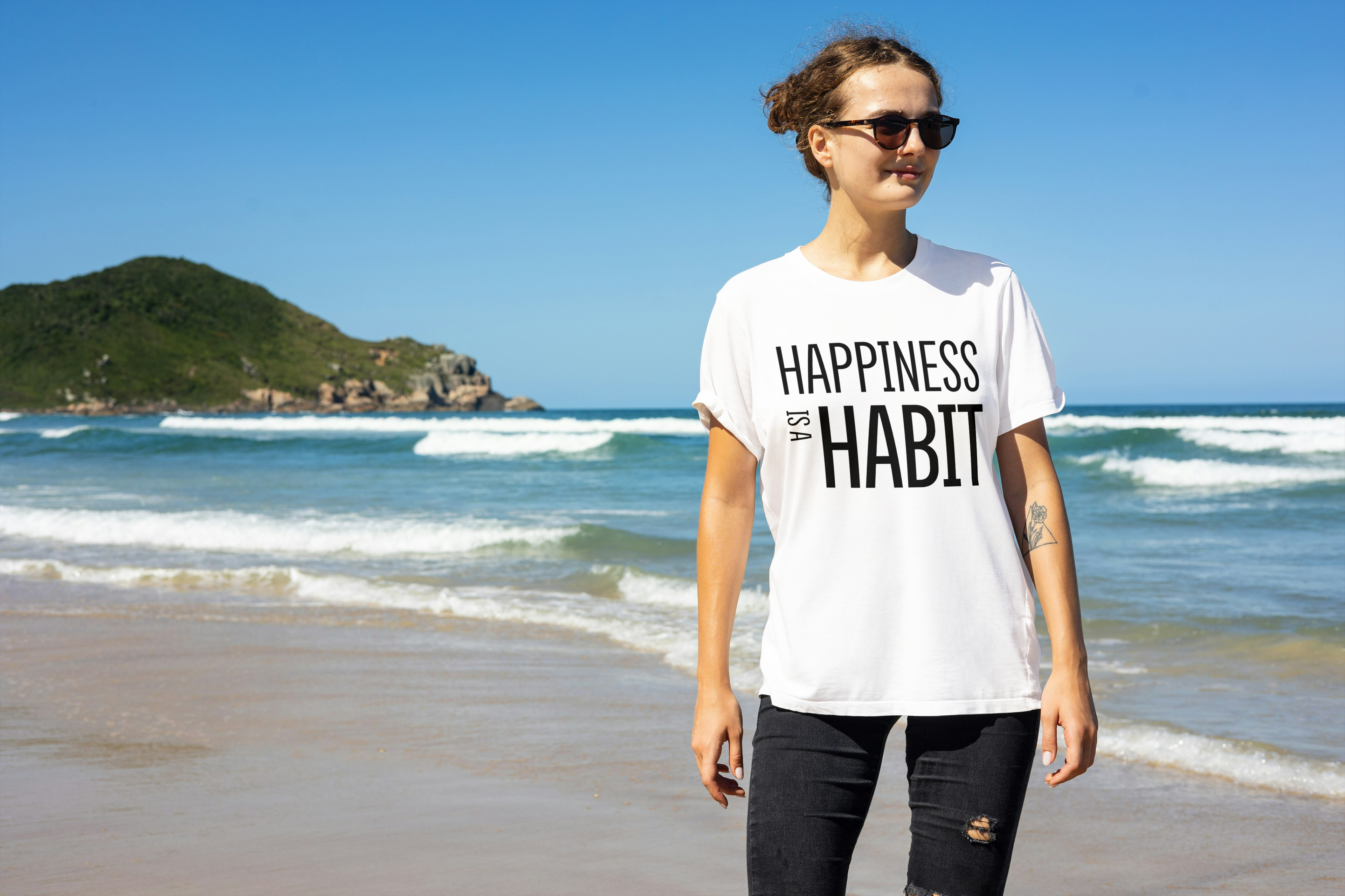 Happiness is a habit.