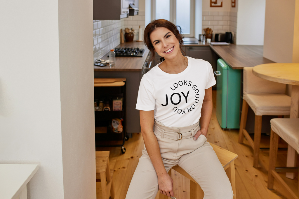 Joy looks good on you.