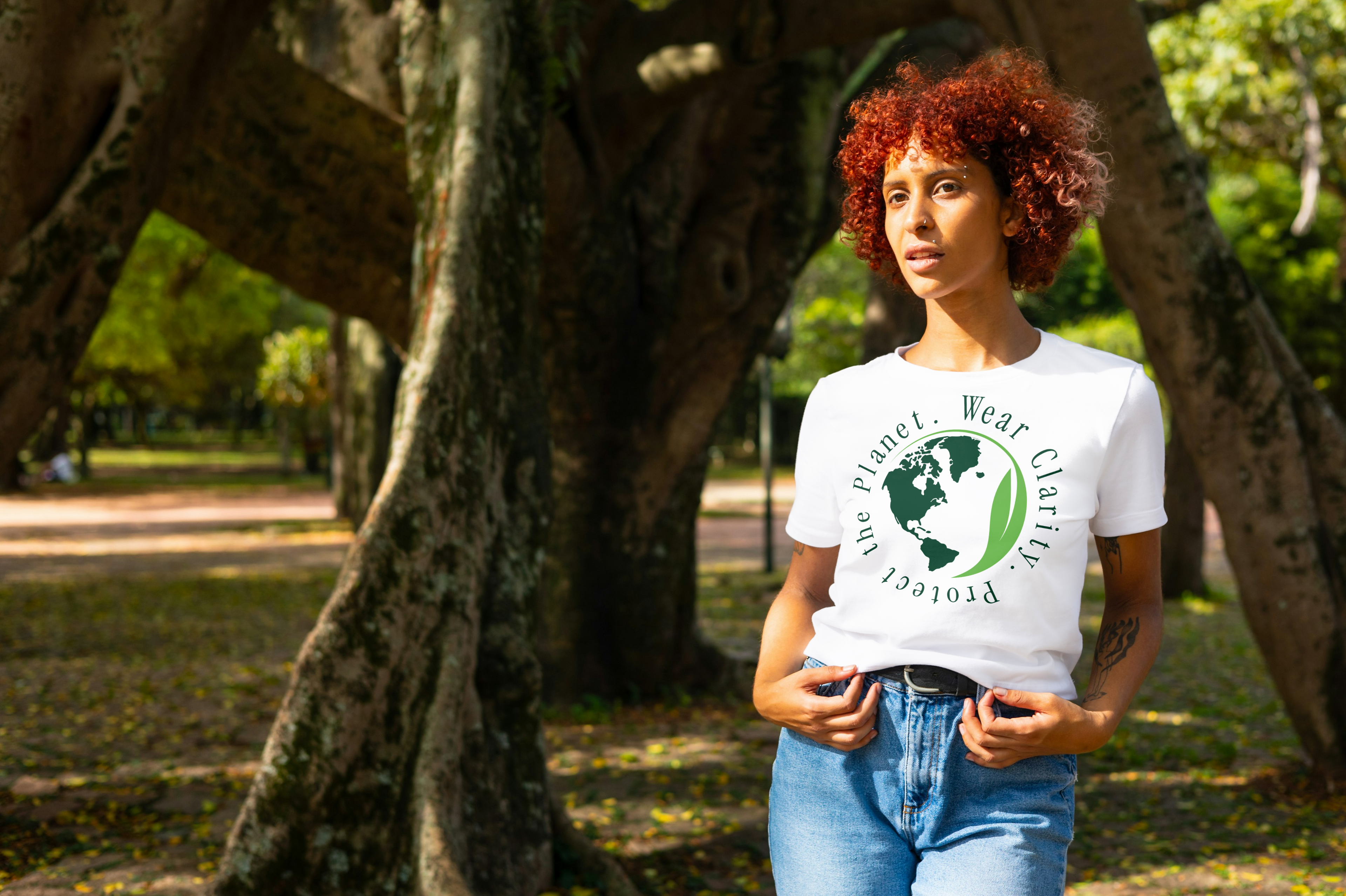 Wear clarity. Protect the planet.