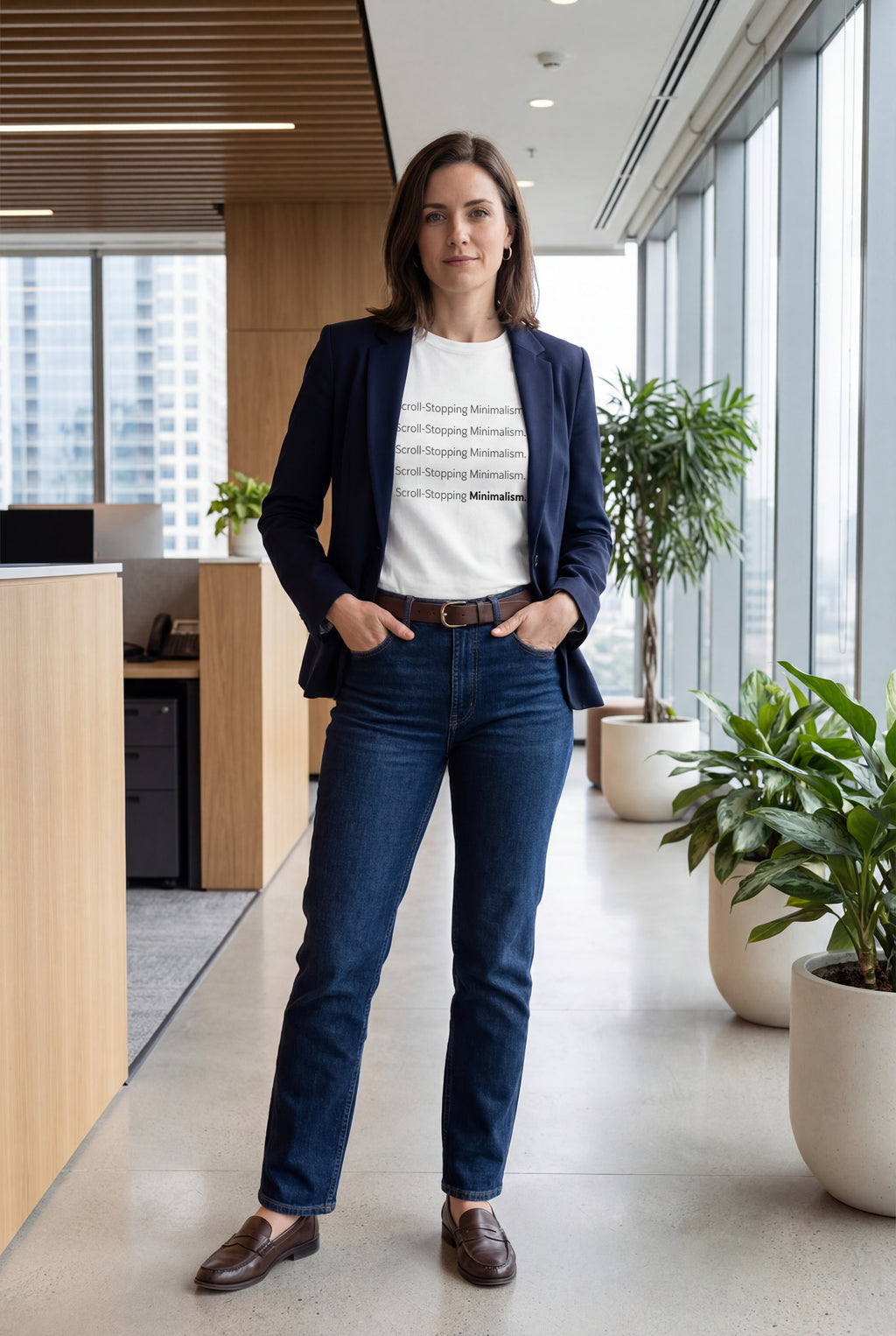 Scroll-stopping minimalism