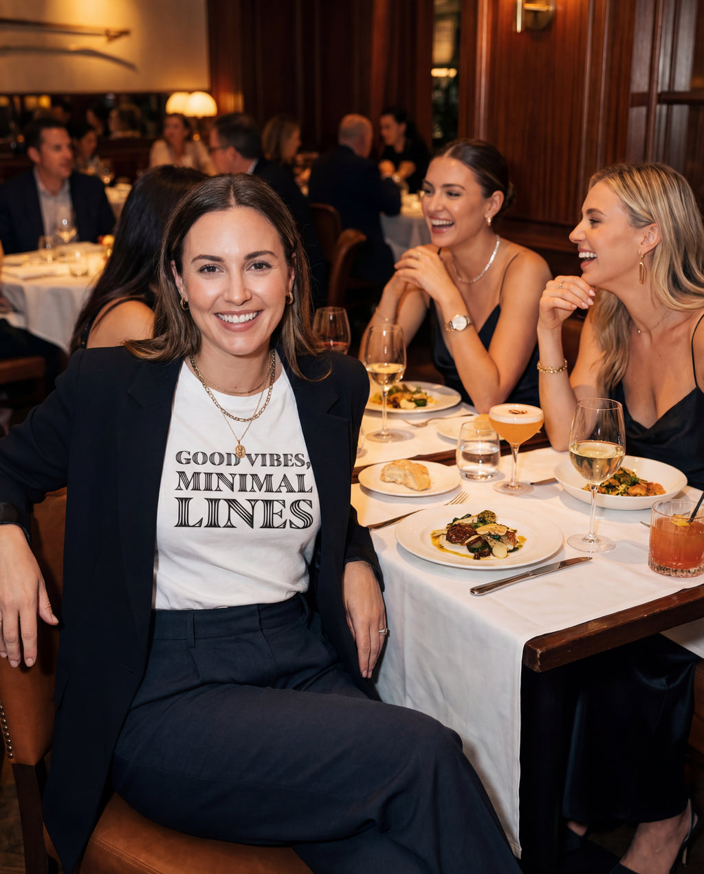 Good vibes, minimal lines