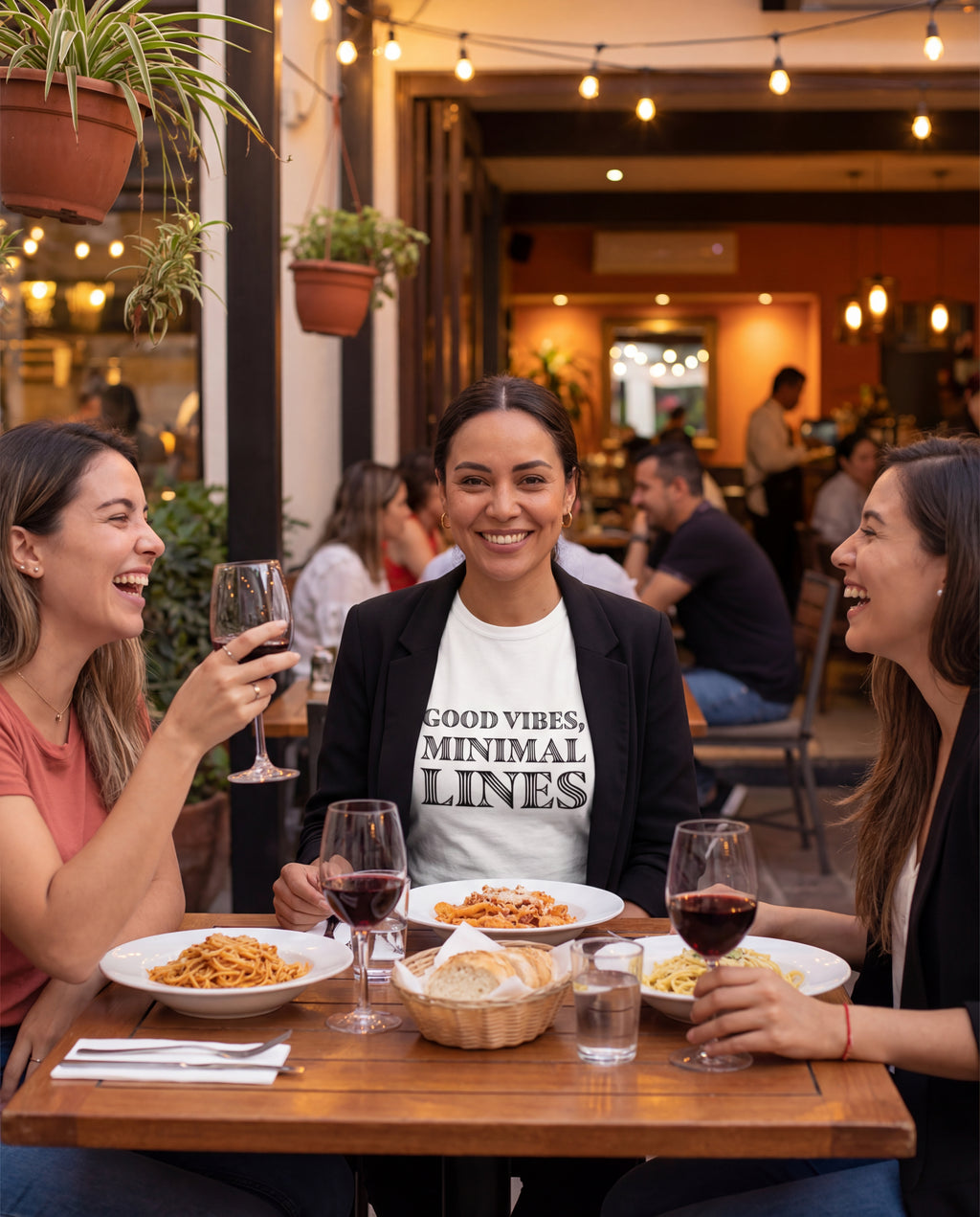 Good vibes, minimal lines