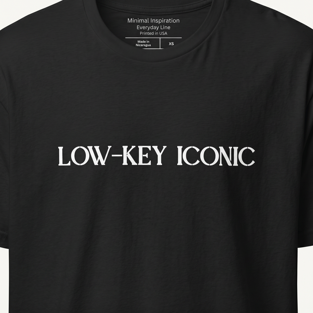 Low‑Key Iconic (Black)