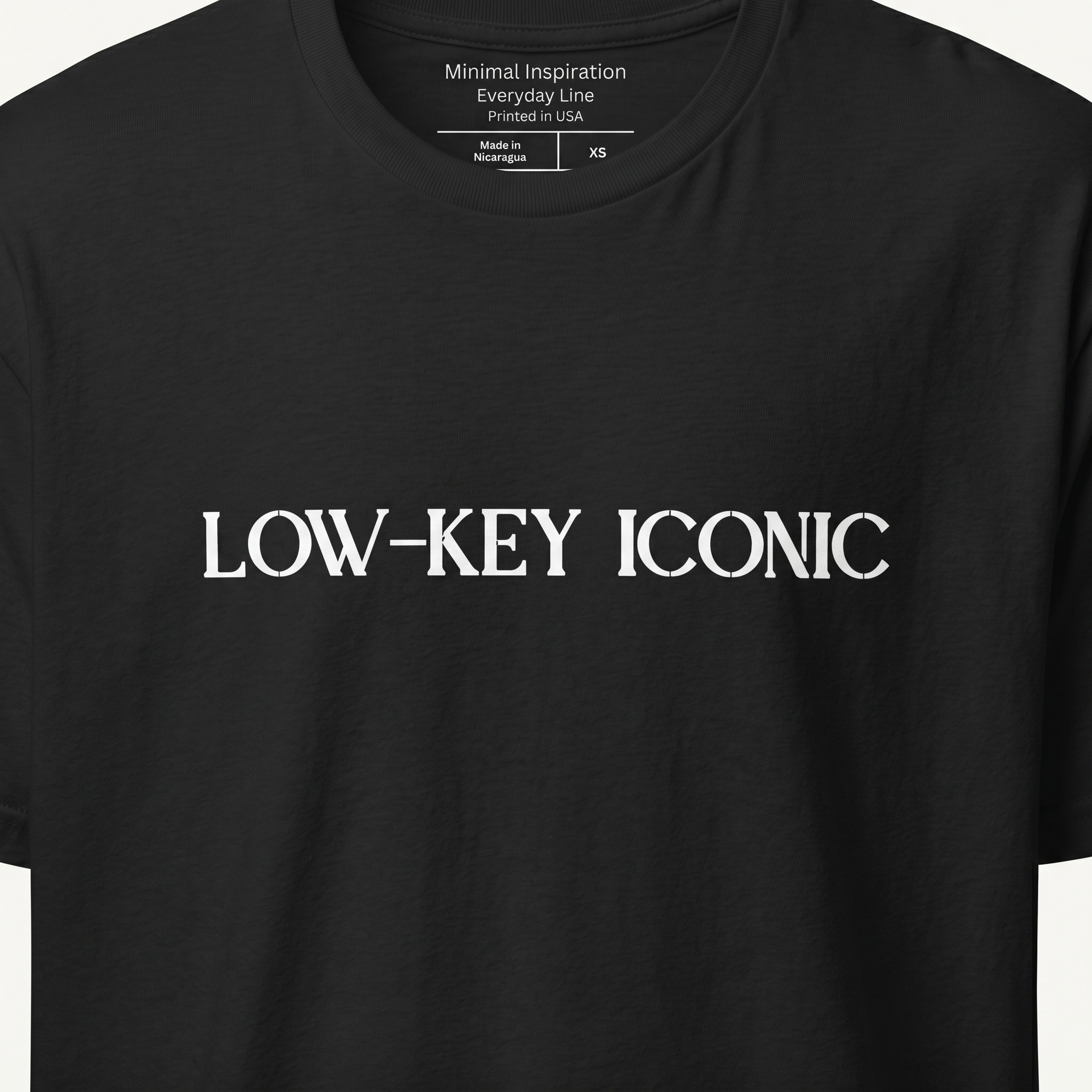 Low‑Key Iconic (Black)