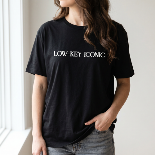 Low‑Key Iconic (Black)