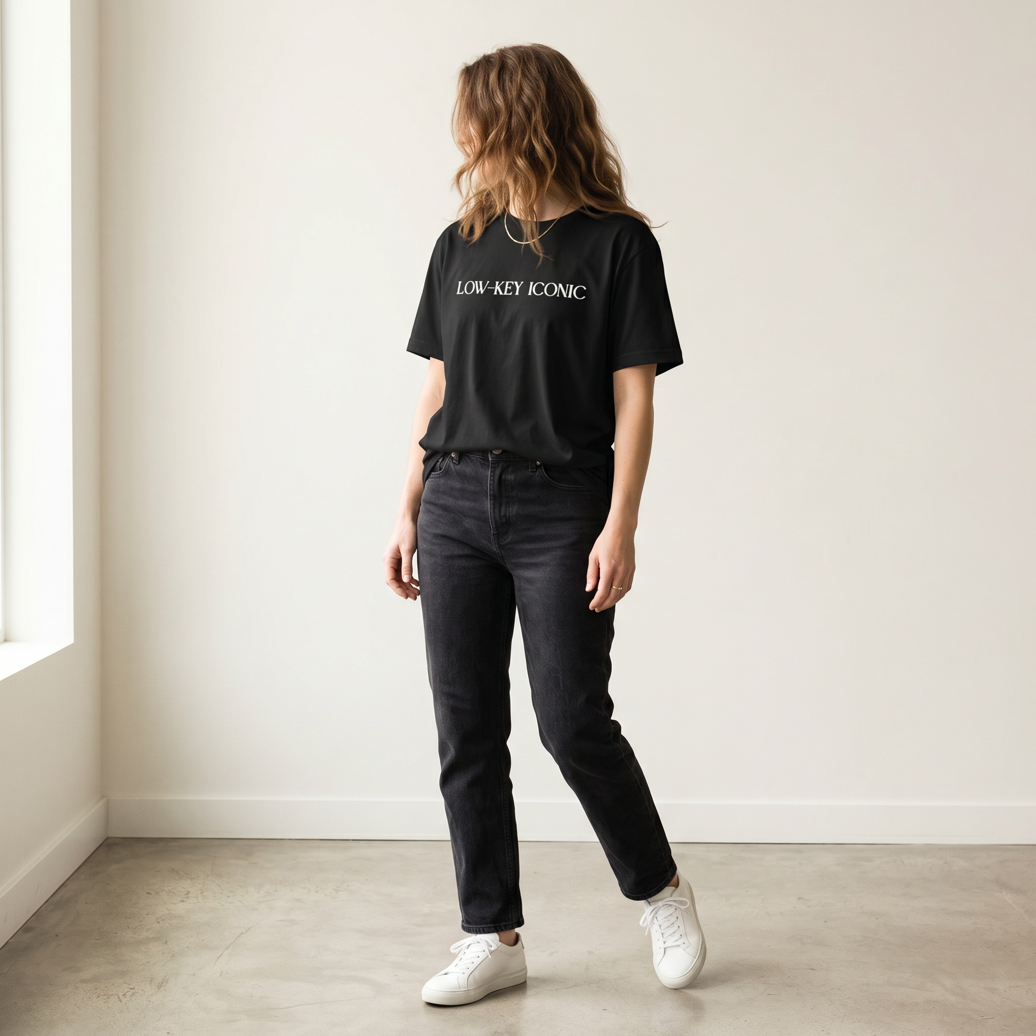 Low‑Key Iconic (Black)