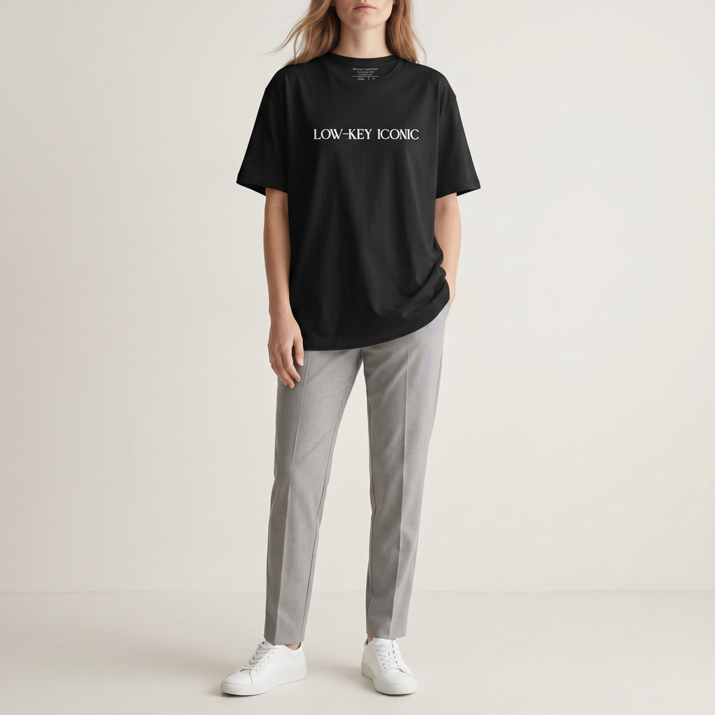 Low‑Key Iconic (Black)