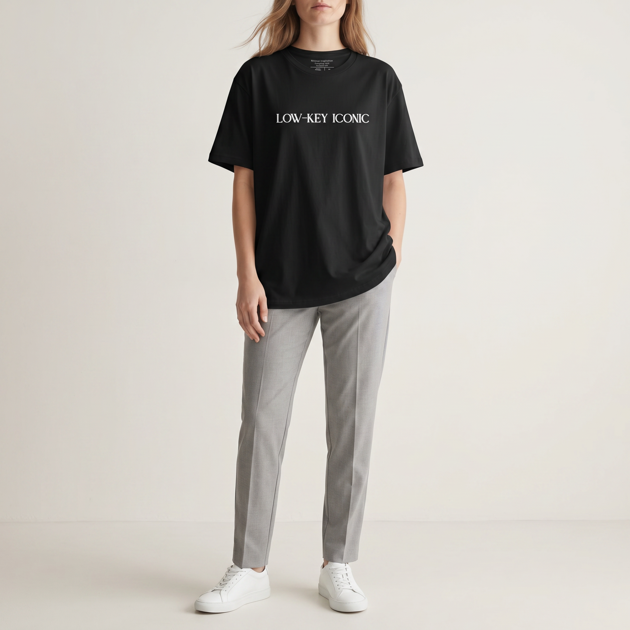 Low‑Key Iconic (Black)