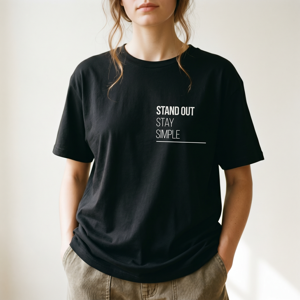 Stand out Stay simple (Black)