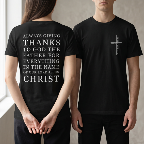 May 20 — “Always Give Thanks” (Ephesians 5:20)