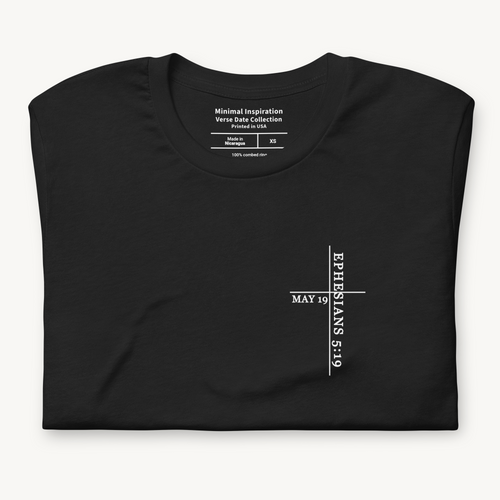 May 19 — “Speak With Joy” (Ephesians 5:19) · Unisex T‑Shirt
