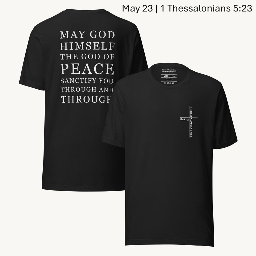 23. Mai – „Unversehrt erhalten“ (1. Thessalonicher 5,23) · Unisex T‑Shirt