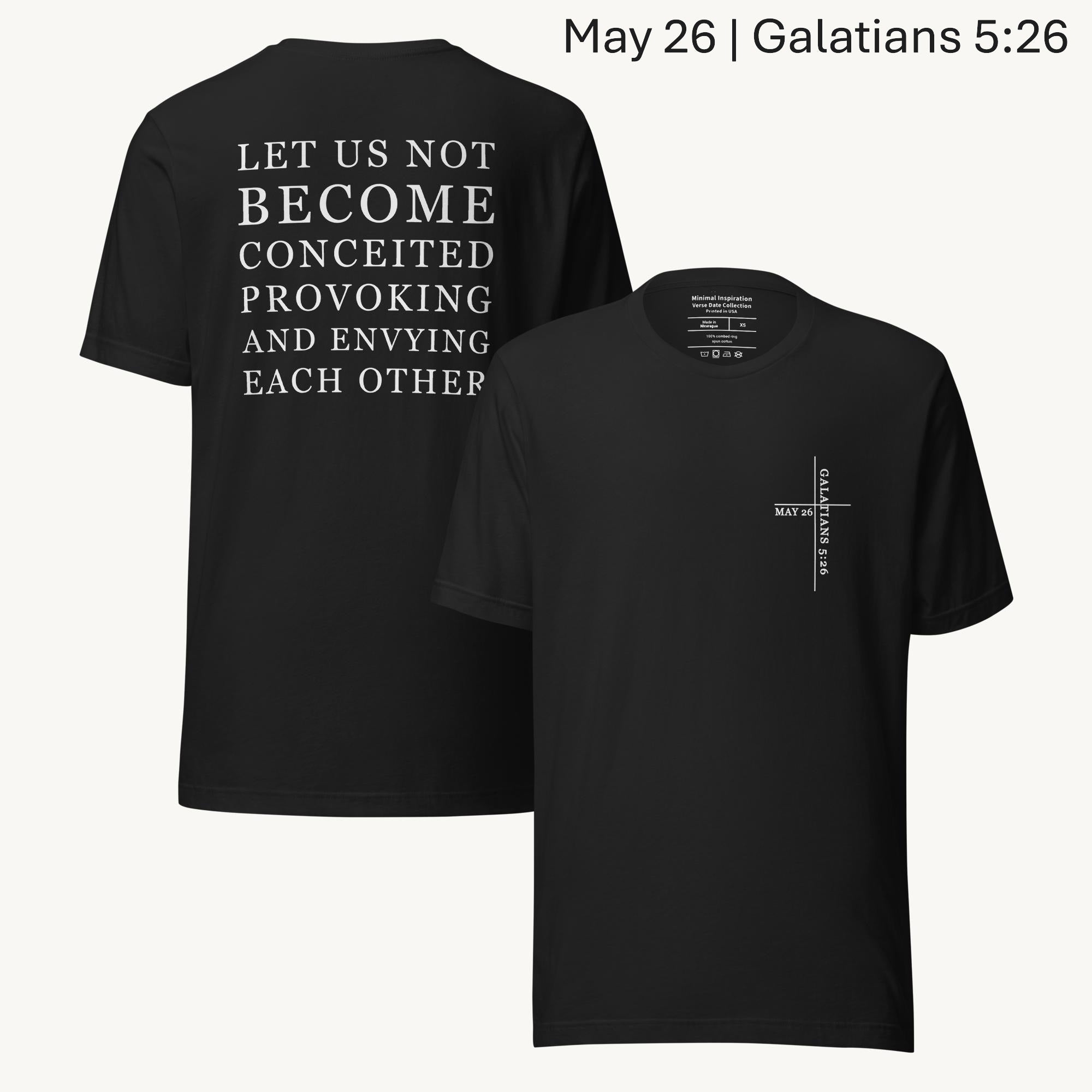 26. Mai – „Demut wählen“ (Galater 5,26) · Unisex T-Shirt